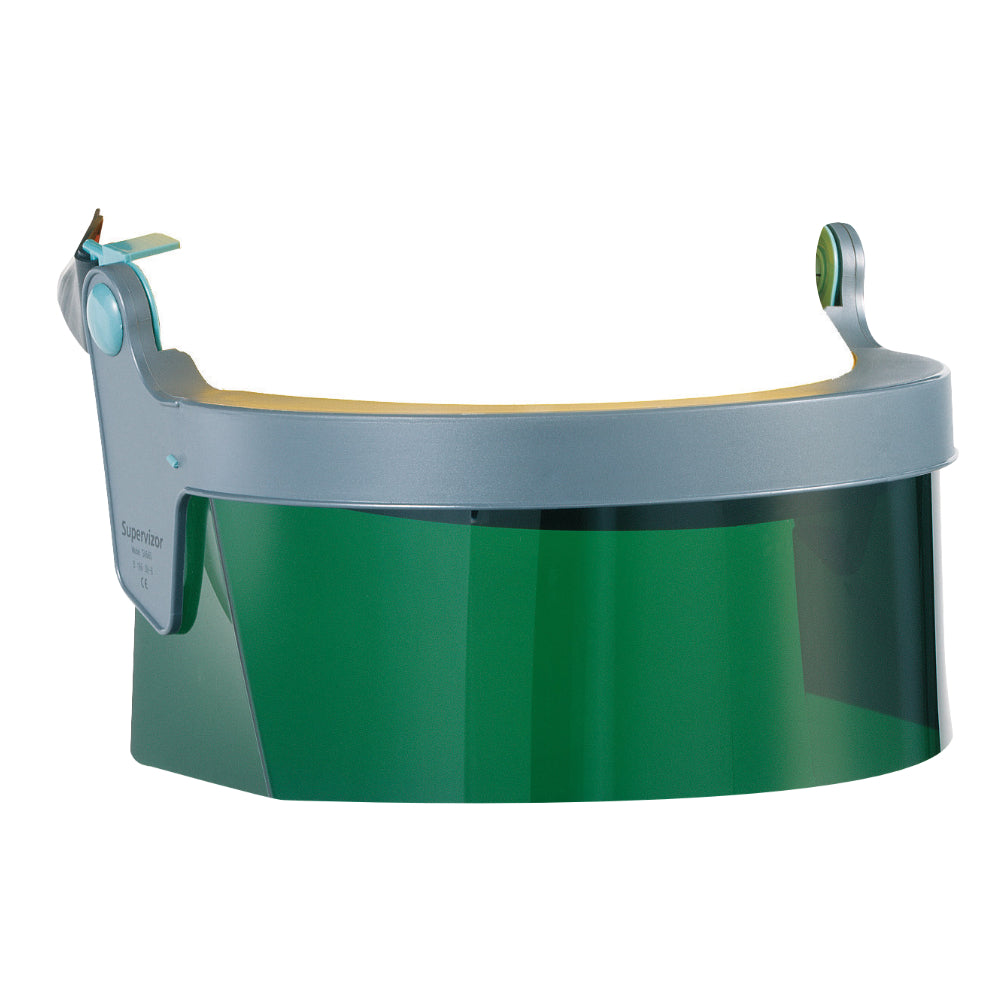 Honeywell Supervizor Clear Green Shade 3.0 Triacetate Visor 200mm