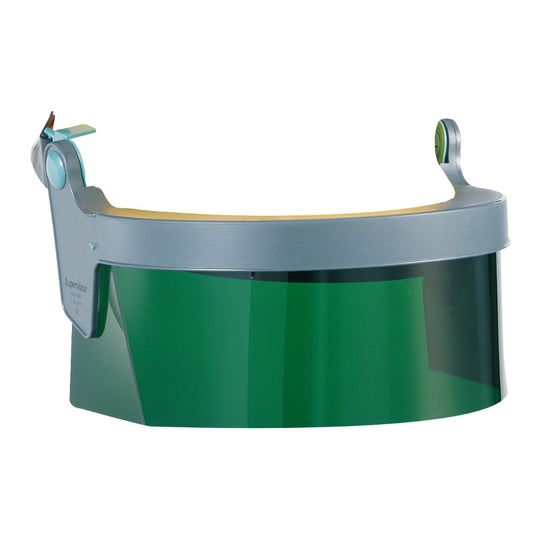Honeywell Supervizor Clear Green Shade 3.0 Triacetate Visor 200mm
