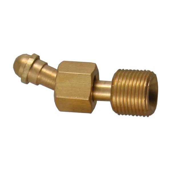 SWP 3/8" Thread - 1/4" Nut Bent Adaptor