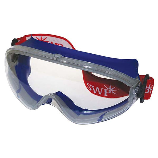 SWP Ski Wide Vision Clear Lens Safety Goggles