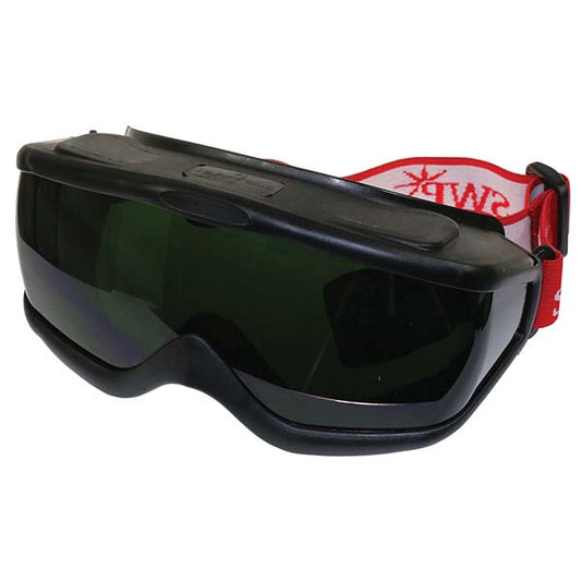 SWP Ski Wide Vision Black Frame IR5 Safety Goggles