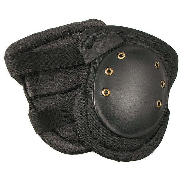 SWP Black Heavy Duty Knee Pads with Velcro Strap