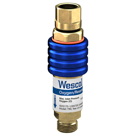 Wescol Type 90 (T90) Re-settable Oxygen Flashback Arrestor