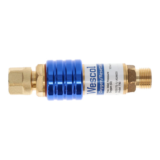 Wescol Type 90 (T90) Re-settable Oxygen Flashback Arrestor