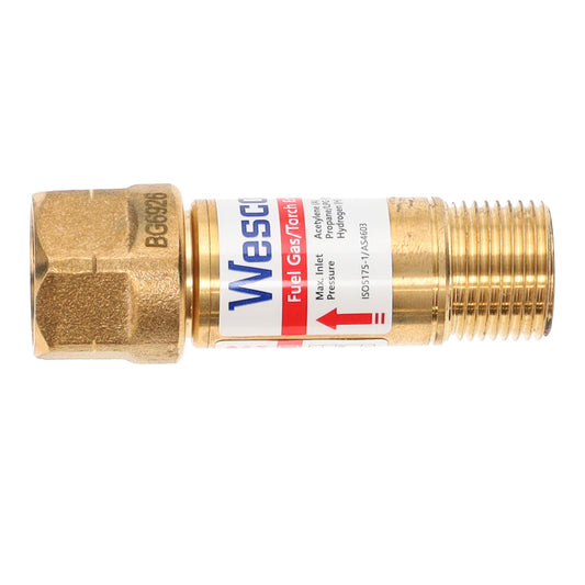 Wescol Type 84 (T84) Torch Mounted Fuel Gas Flashback Arrestor