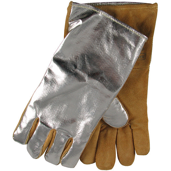 Weldas Size 10 Comfoflex Aluminised Back Flame Retardant Lining MIG Gauntlet
