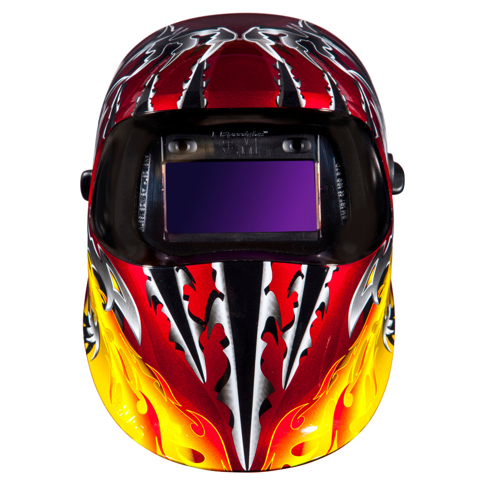 3M™ Speedglas™ Welding Helmets 100 Series, Razor Dragon, with Welding Filter 100v front