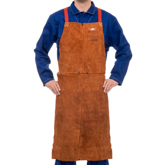Weldas Lava Brown Leather Apron