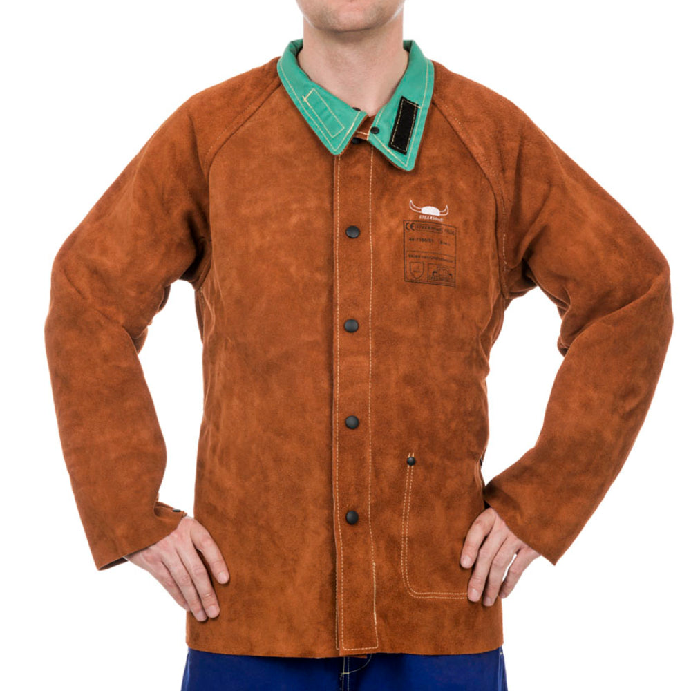 Weldas Lava Brown Class 2 Full Leather Jacket