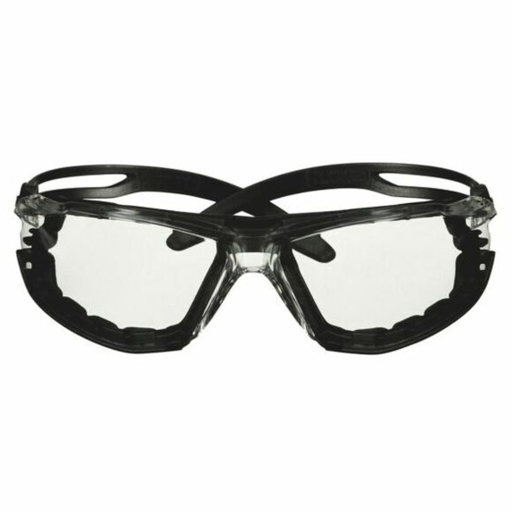 3M™ SecureFit™ SF501BLK-FM Scotchguard Anti-Fog, Anti-Scratch, Clear Lens Safety Goggles & Foam