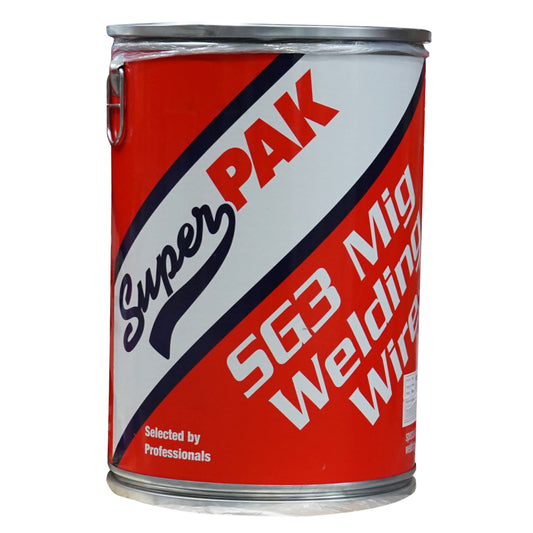 Super 6 SG3 Marathon Pack Steel MIG Wire 250kg Drum