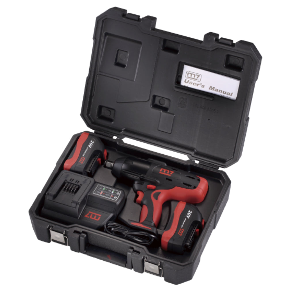 Mighty Seven 18V 5.0Ah Cordless Impact Wrench Kit