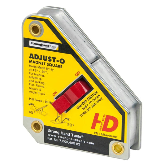 Strong Hand Tools 45° & 90° Adjust-O Magnet Squares