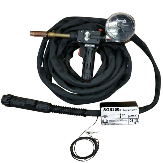 SWP MSP360 Binzel Compatible Spool Gun x 8m Straight Neck