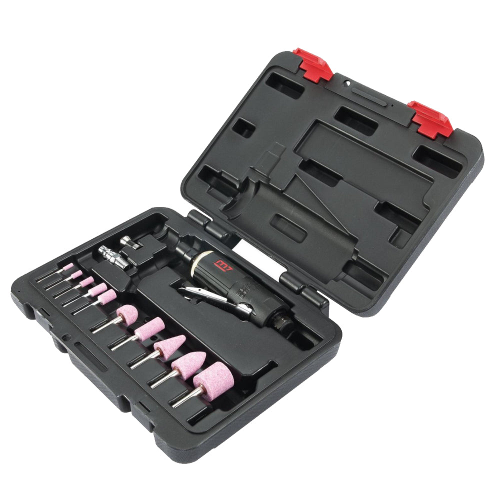 Mighty Seven 1/4" Air Die Grinder Kit 15 Pieces