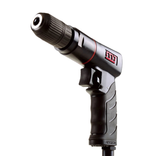 Mighty Seven 1800 RPM 3/8" Heavy Duty Air Reversible Drill with Keyless Chuck