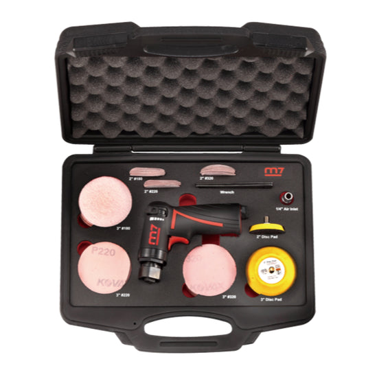 Mighty Seven 18000 RPM Air Mini Sander Kit 67 Pieces