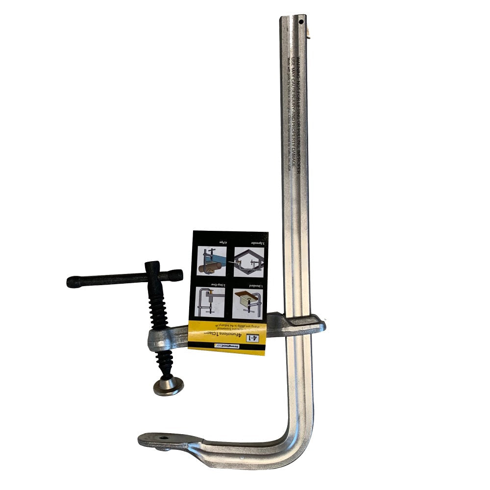 Strong Hand Tools 4-in-1 Utility Clamp with Standard V-Pad and Extender Block Kit