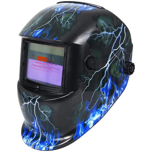 Genuine Futuris by SWP FF X450 Auto Darkening Welding Helmet - Blue Skull
