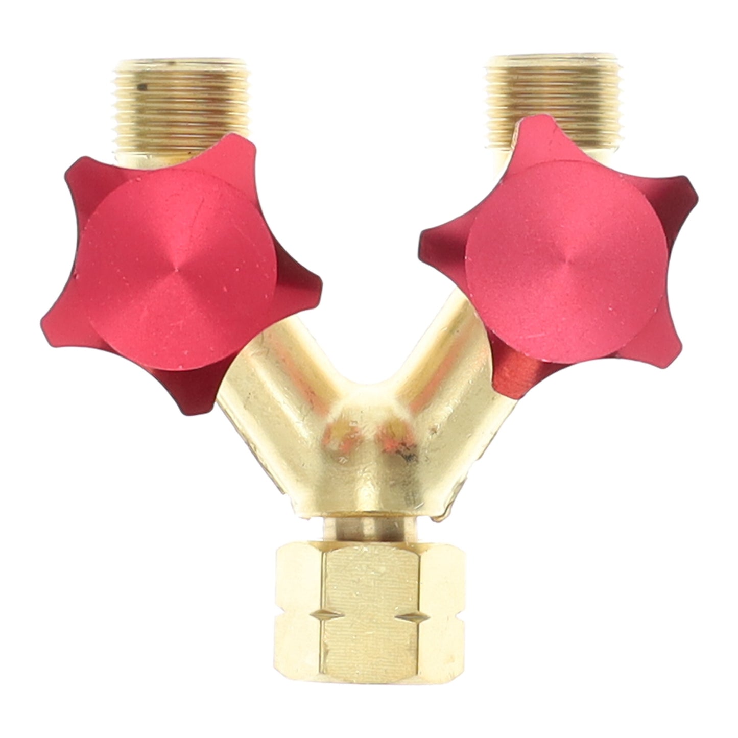 SWP Double Outlet Left Hand Y-Piece with Valves