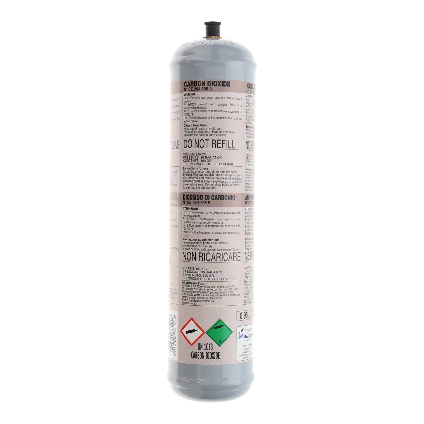 SWP 60lt Disposable Gas Cylinder