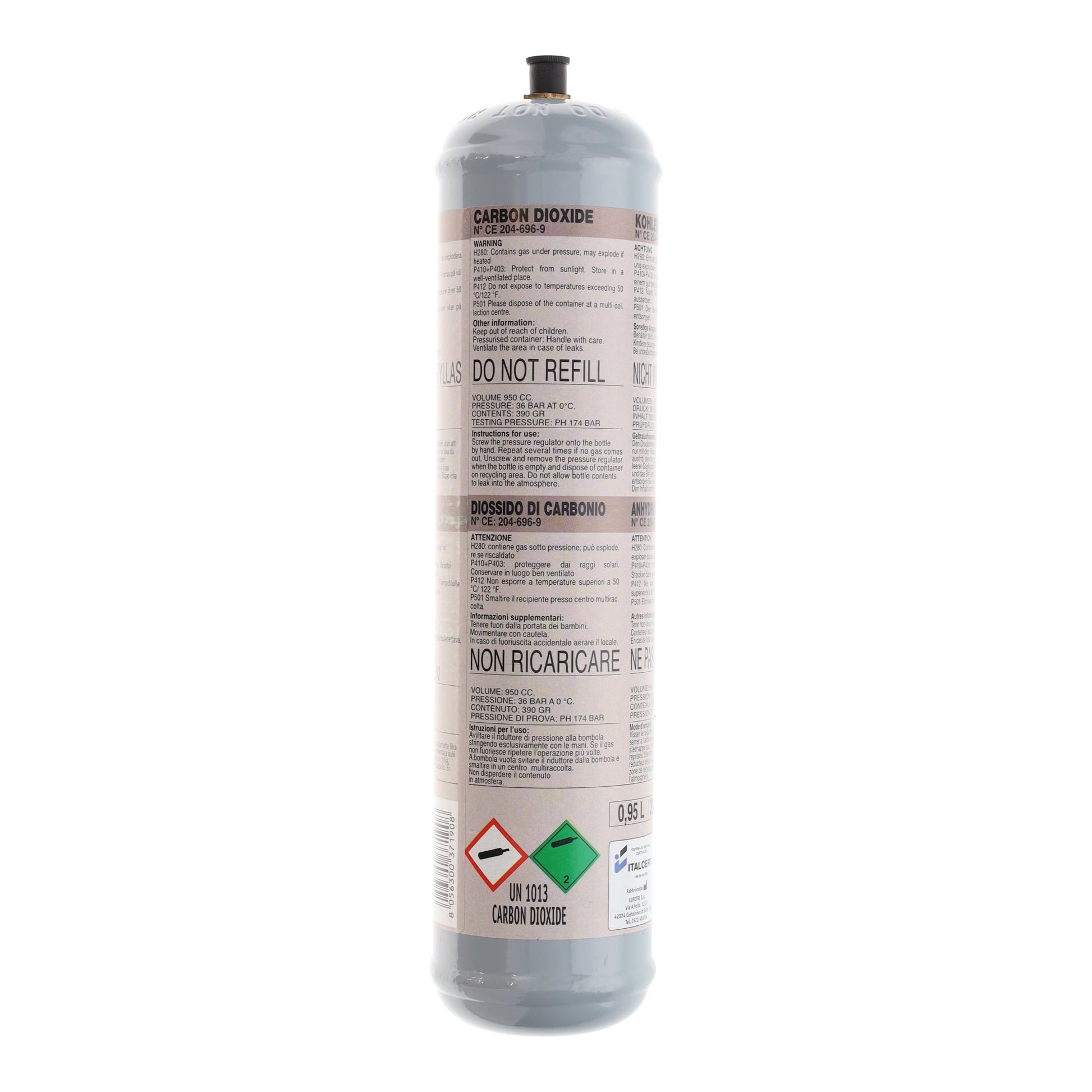 SWP 60lt Disposable Gas Cylinder