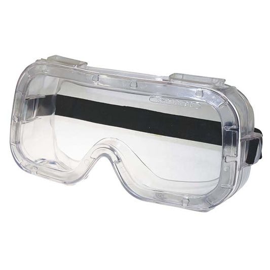 SWP Clear Large Panorama Anti-Mist Safety Goggles with Indirect Ventilation
