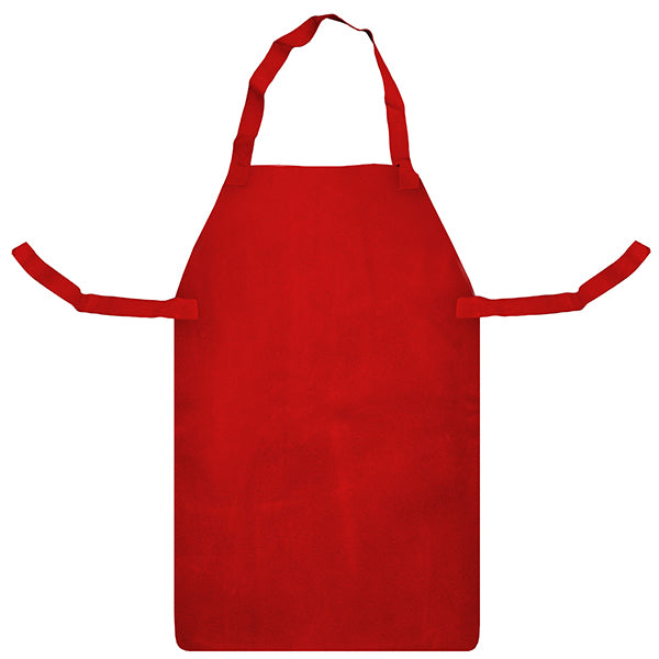SWP Red Leather Apron & Ties