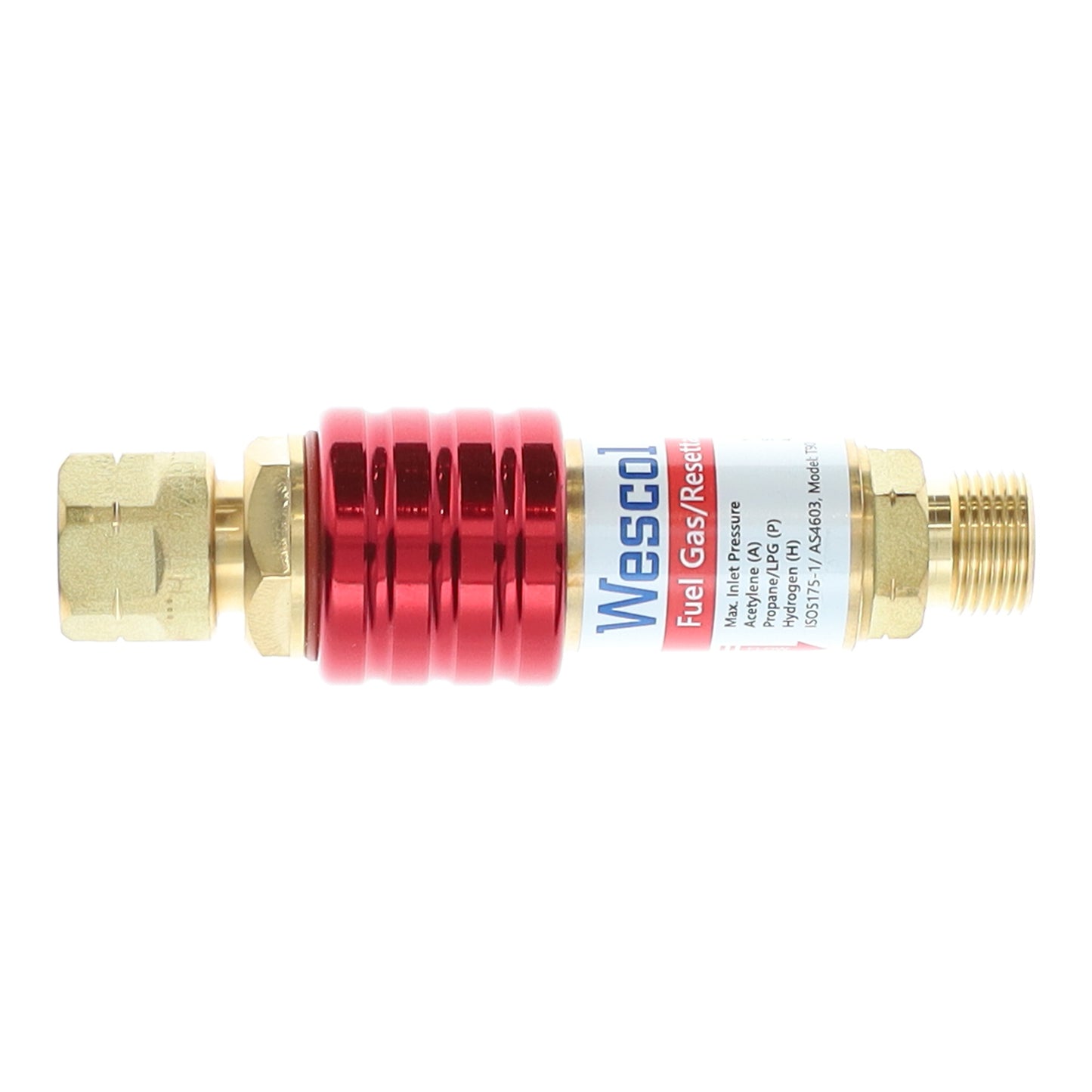 Wescol Type 90 (T90) Re-settable Fuel Gas Flashback Arrestor