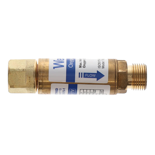 Wescol Type 83 (T83) Regulator Mounted Oxygen Flashback Arrestor