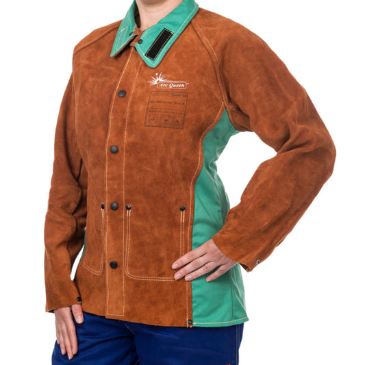Weldas Class 1 Lava Brown Ladies Jacket with Flame Resistant Back