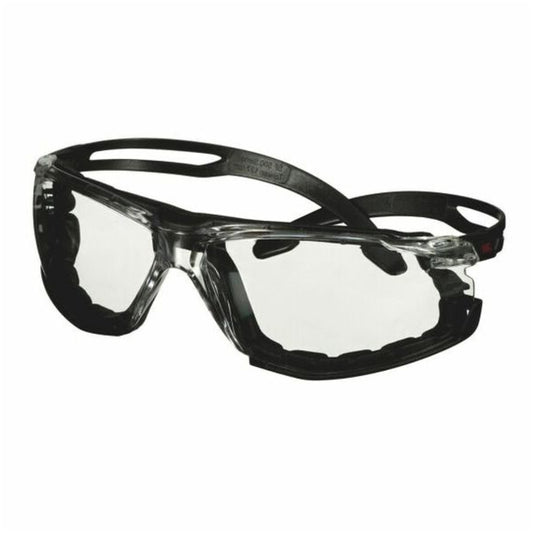 3M™ SecureFit™ SF501BLK-FM Scotchguard Anti-Fog, Anti-Scratch, Clear Lens Safety Goggles & Foam
