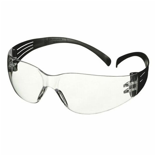 3M™ SecureFit™ SF101-BLK Anti-Scratch Clear Lens Safety Goggles