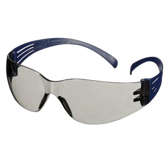 3M™ SecureFit™ SF107-BLU I/O Anti-Scratch Grey Lens Safety Goggles