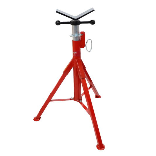 SWP Heavy Duty Jack Type Pipe Stand with Vee Head