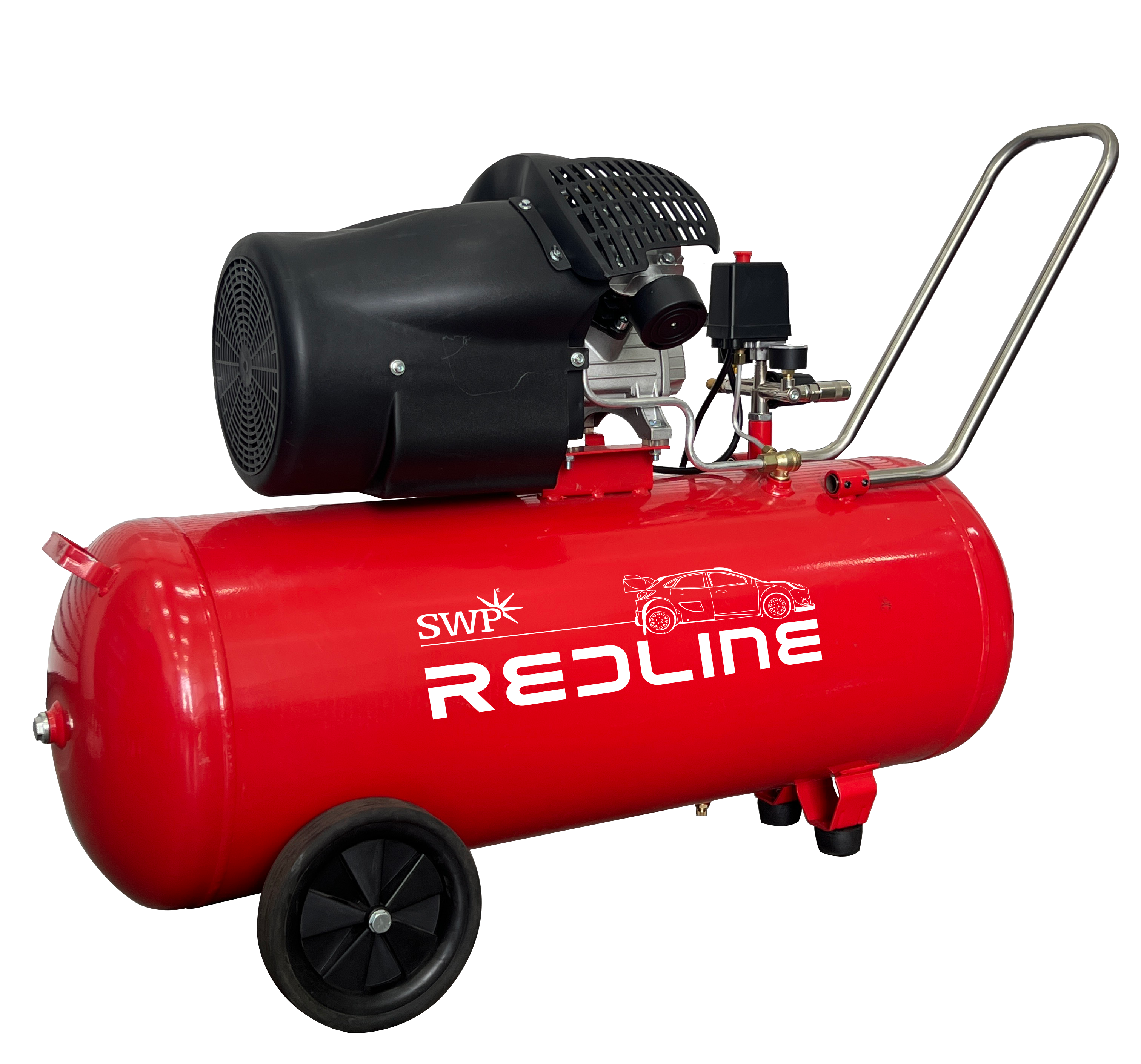 Redline 3HP 100L Portable Air Compressor | V-Twin Pump – Specialised ...
