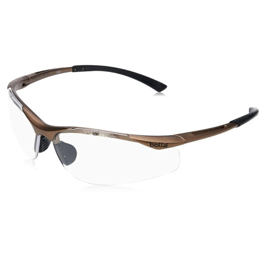 SWP Contour Twin Lens L/WT Clear with Bronze Frame