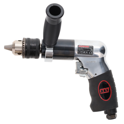 Mighty Seven 800 RPM 1/2" Air Reversible Drill with Key Chuck
