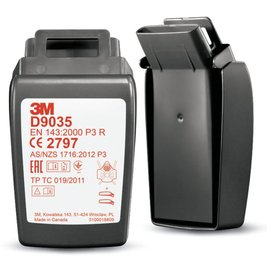 3M™ Secure Click™ Hard Case Particulate Filter P3 R, D9035