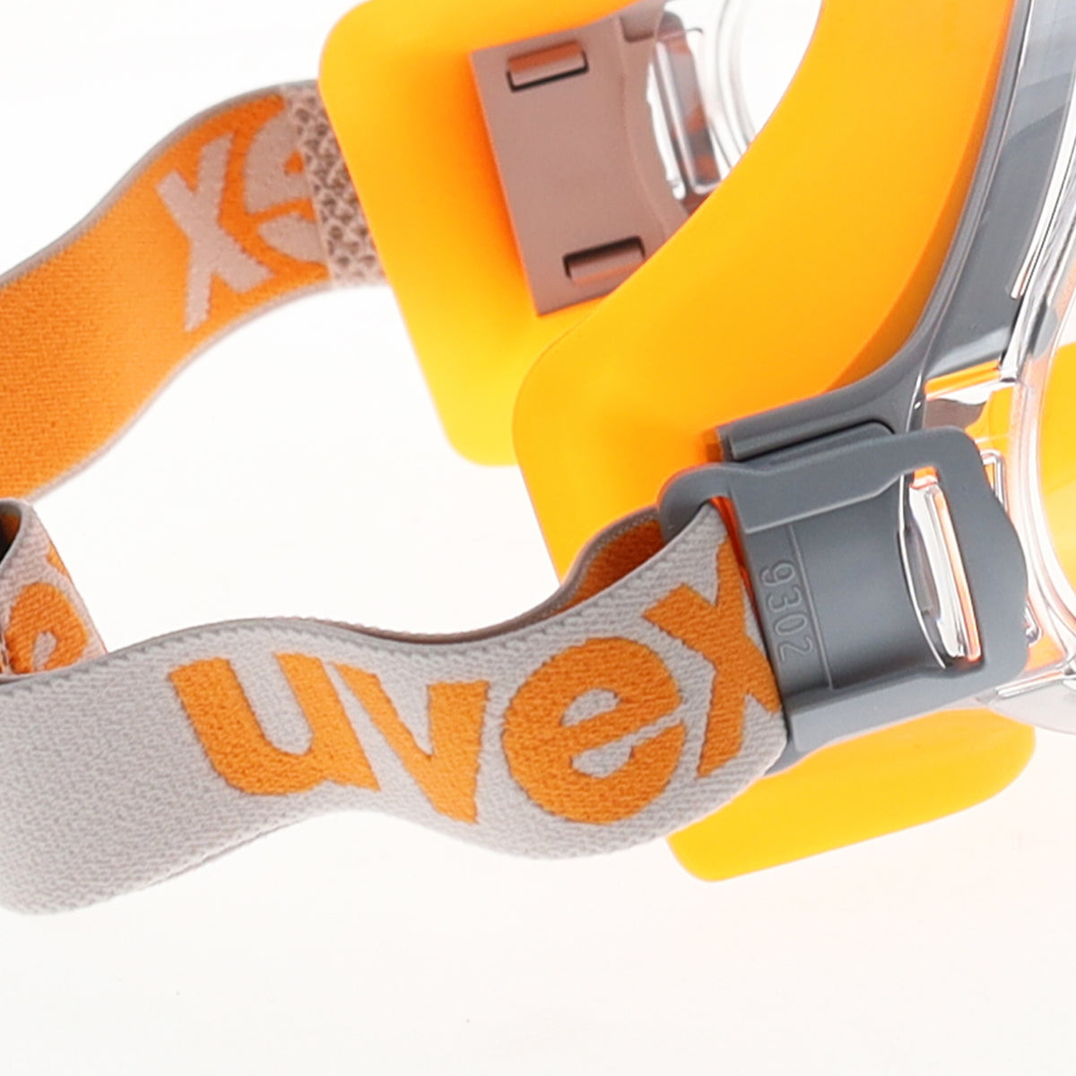 Uvex Ultrasonic Orange/Clear Safety Goggles